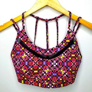 Victoria's Secret Sports Geo Pattern Strappy Sports Bra